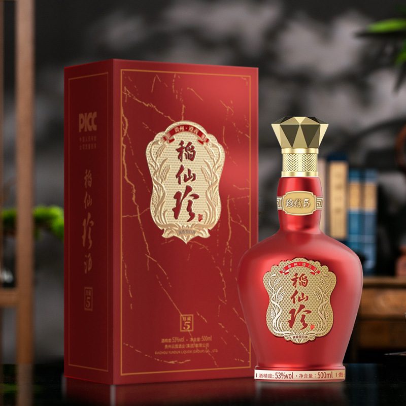 贵州茅台镇酱香型白酒 稻仙珍5 高粱酒53度坤沙老酒整箱